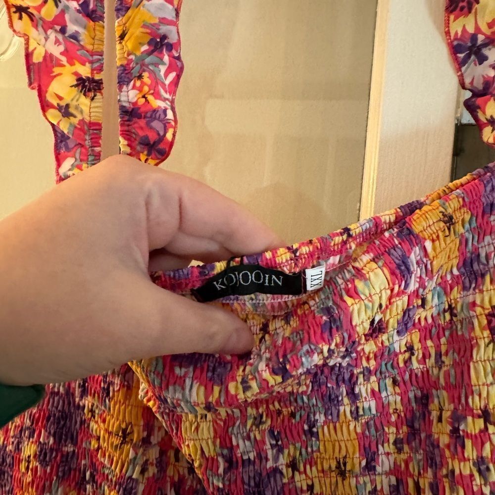 Kojooin jumpsuit - floral size XXL! Brand new with tags.